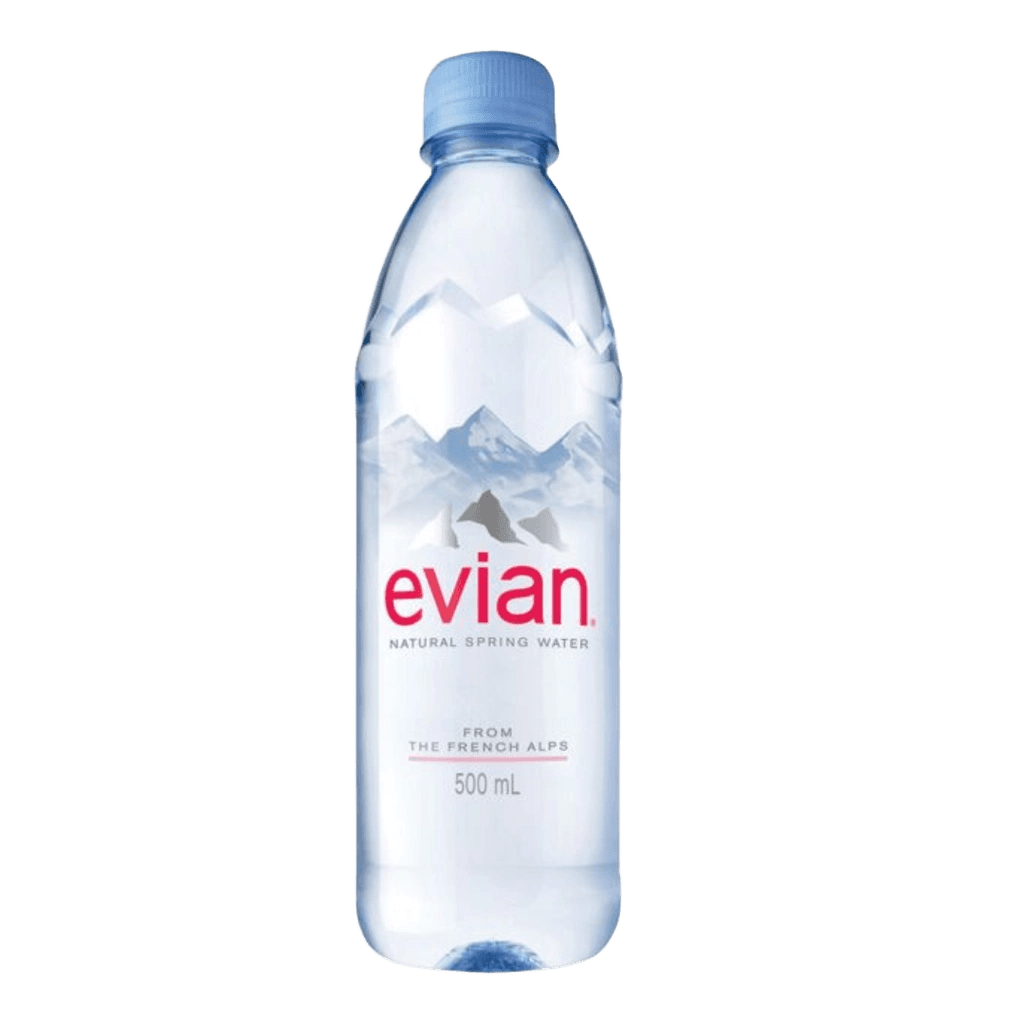 Evian Spring Water Plastic Bottle