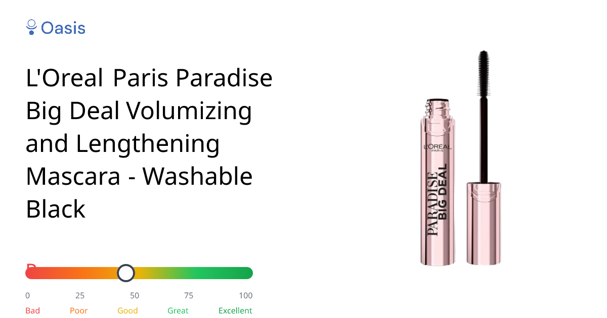 L'Oreal Paris Paradise Big Deal Volumizing and Lengthening Mascara