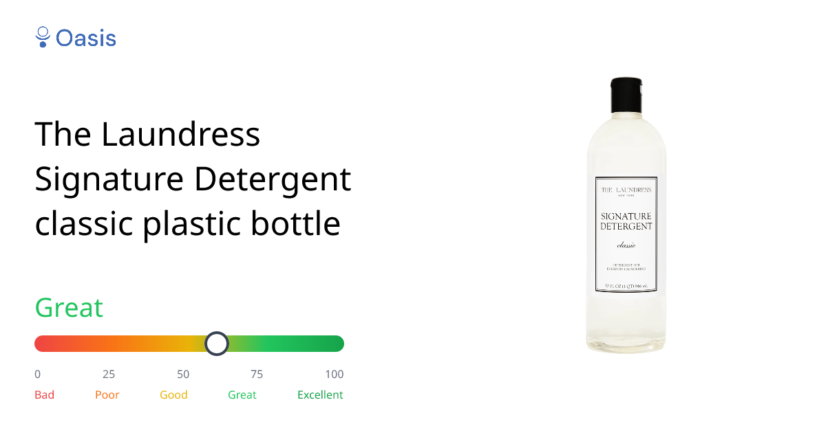 The Laundress Signature Detergent classic plastic bottle Health